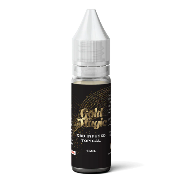 Gold Magic CBD Vape Juice - 15 ML - CBD Infused Topical - Made in USA