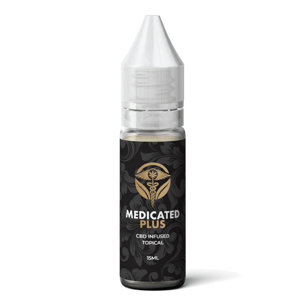Medicated Plus Vape Juice - 15 ML - CBD Infused Topical - Made in USA