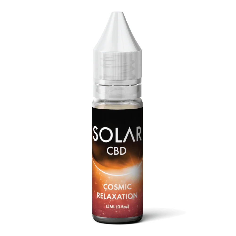 Solar CBD Vape Juice - 15 ML - Cosmic Relaxation - CBD Infused Topical - Made in USA