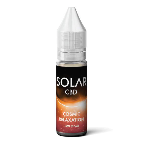 Solar CBD Vape Juice - 15 ML - Cosmic Relaxation - CBD Infused Topical - Made in USA