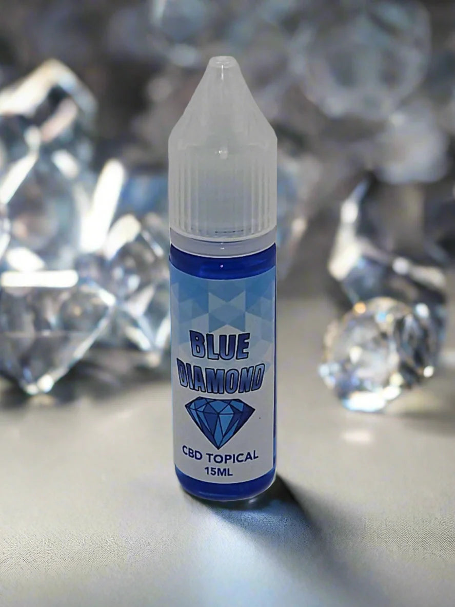 Blue Diamond CBD Vape Juice - 15 ML - CBD Infused Topical - Made in USA